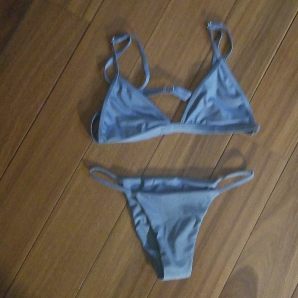 Gray Bikini Set Size Medium